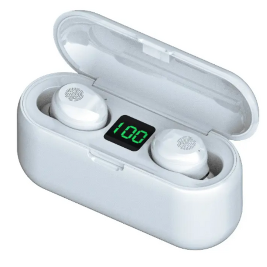 Audífono Inalámbricos F9 Con Power Bank